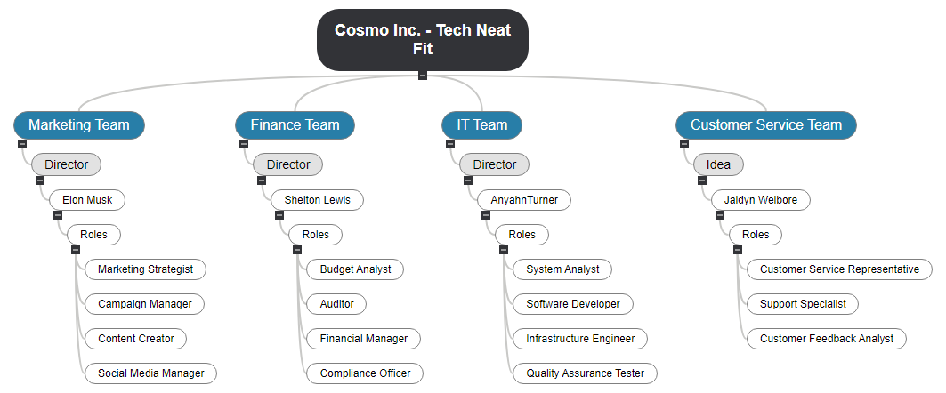 Cosmo Inc. - Tech Neat Fit1 WBS