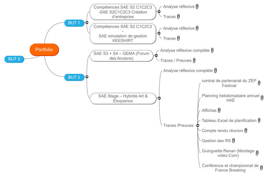 Portfolio Boukrour Ines BUT GEA Mind Maps