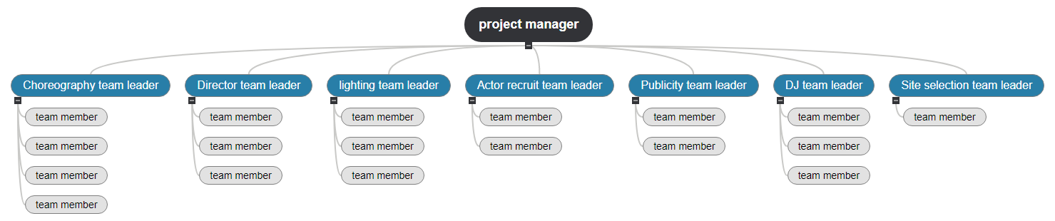 project manager WBS